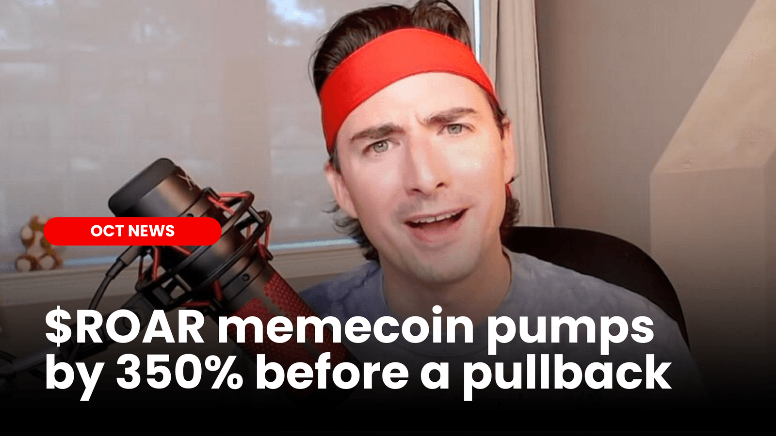 $ROAR memecoin pumps by 350% before pullback