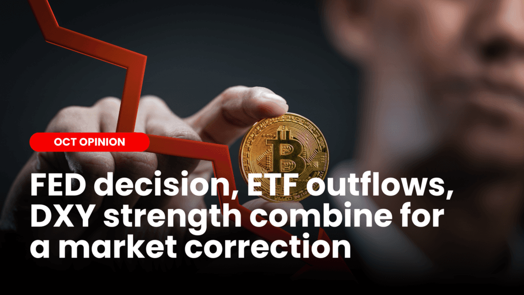 Bitcoin Price Drop : FED, ETF Outflows and DXY Strength