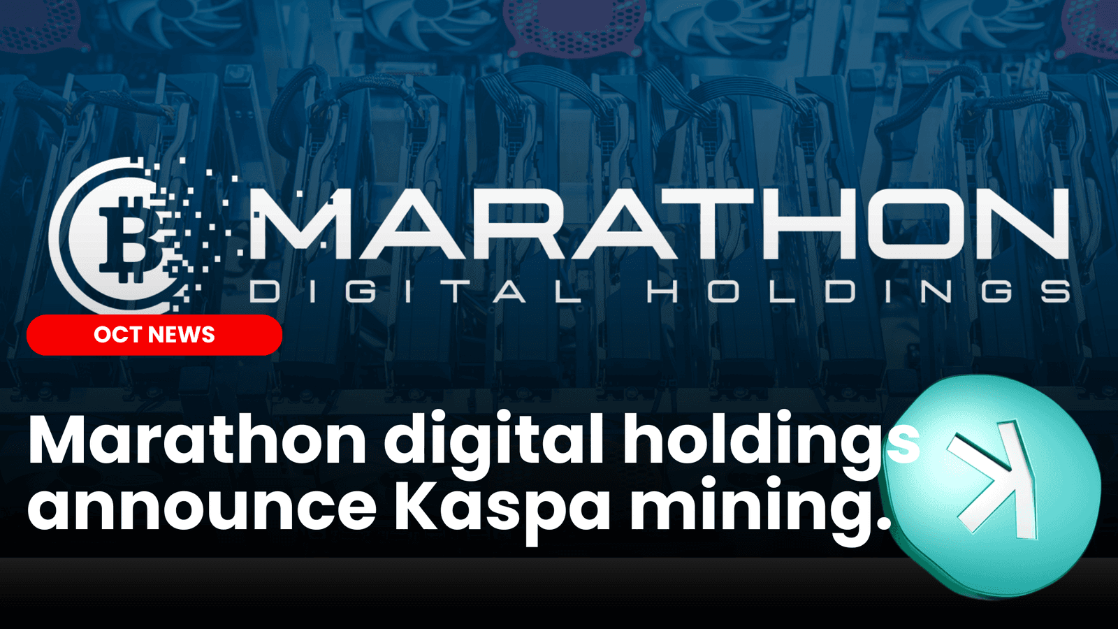 Marathon digital holdings diversify with Kaspa image