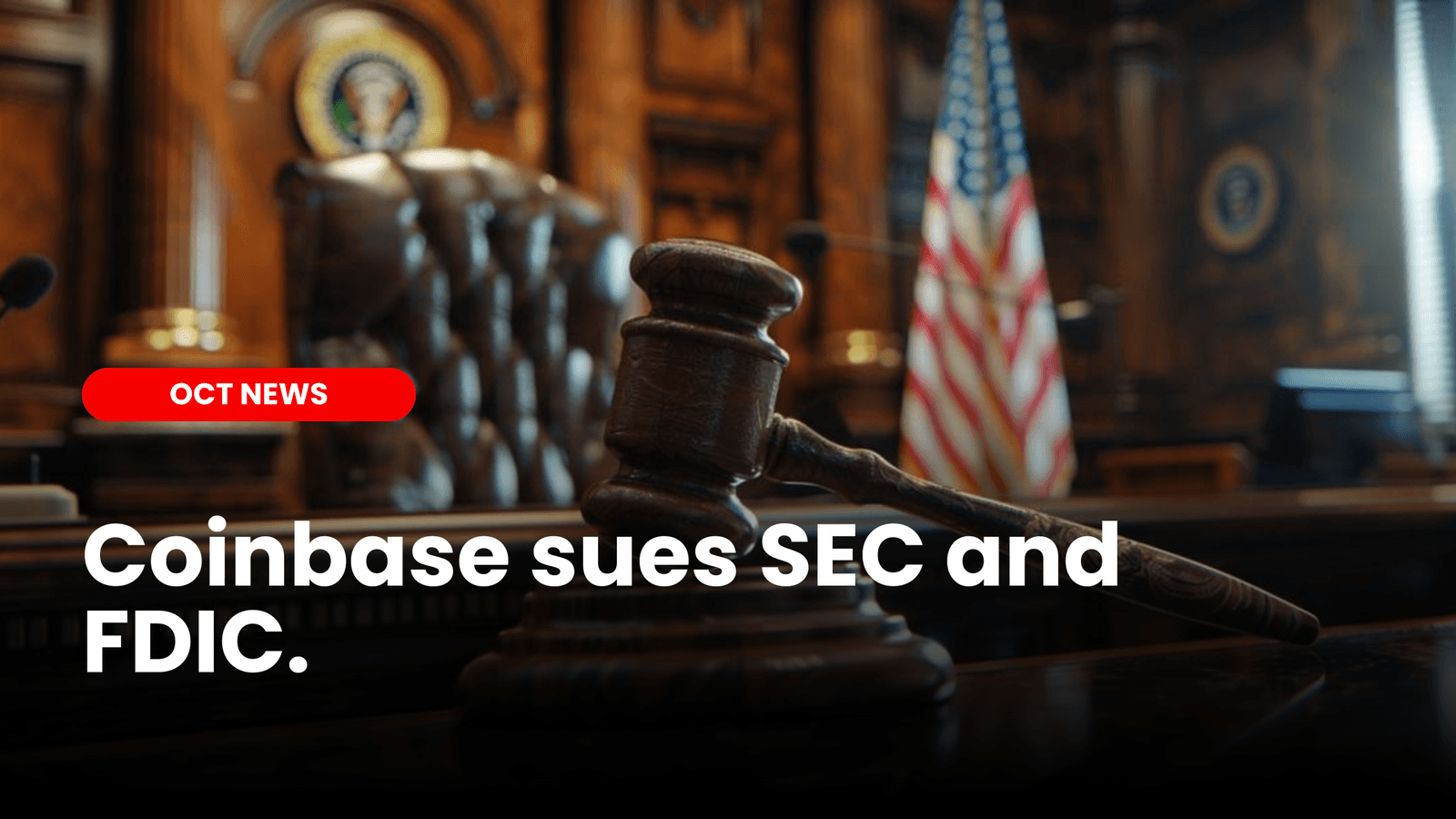 Coinbase sues the SEC and FDIC image
