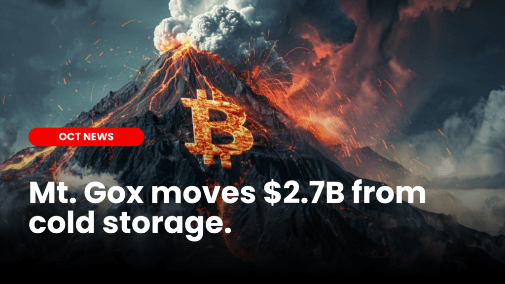 Mt.Gox moves $2.7B from cold storage image