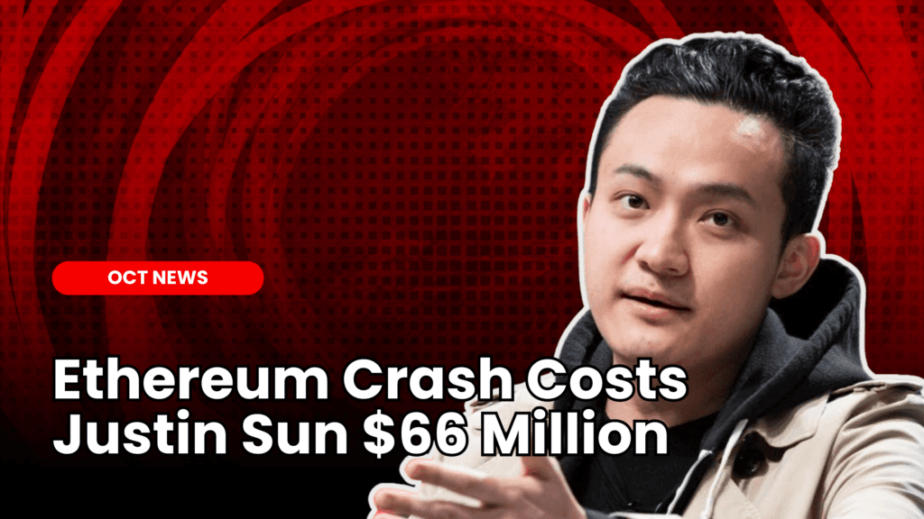 Ethereum Crash Costs Justin Sun $66 Million image
