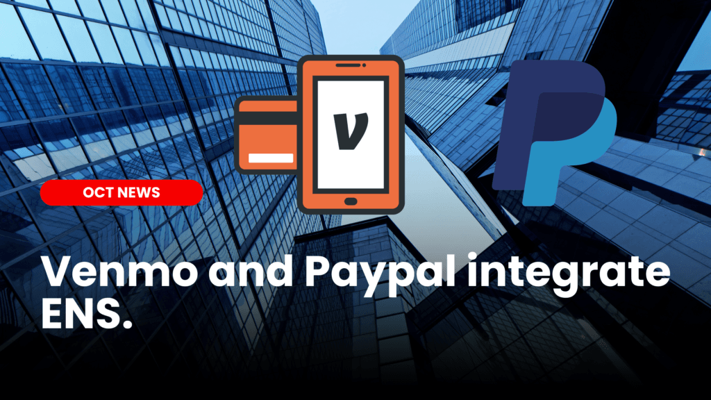 Venmo and Paypal integrate ENS