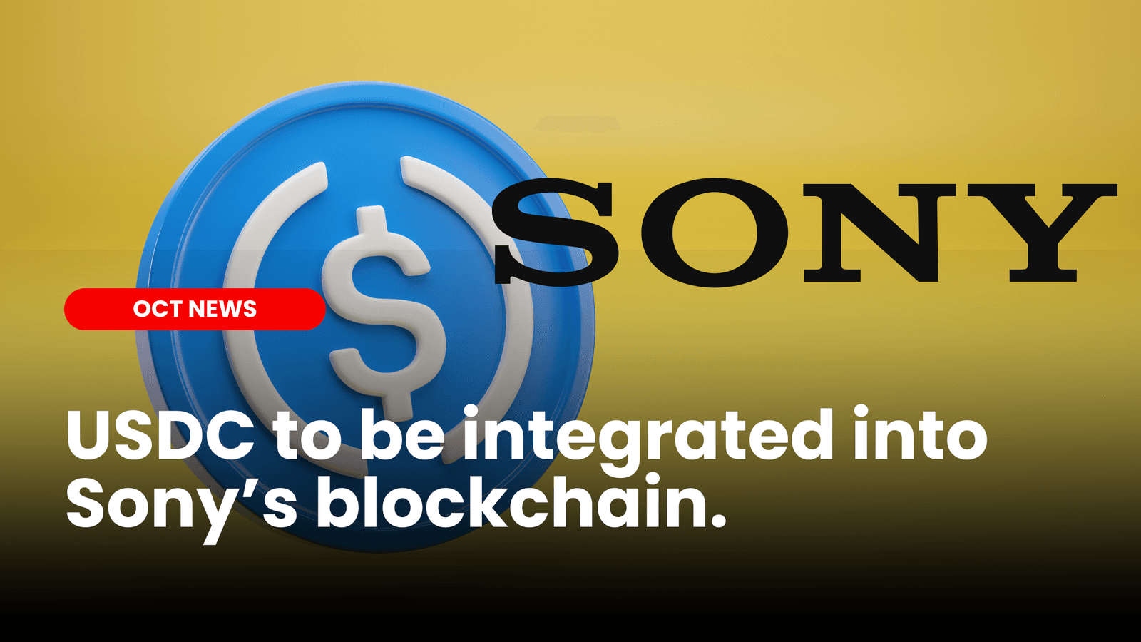 USDC to be integrated into Sony&#8217;s blockchain image