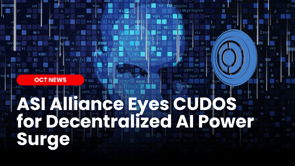 ASI Alliance Proposes CUDOS Integration to Boost Decentralized AI Computing Power image