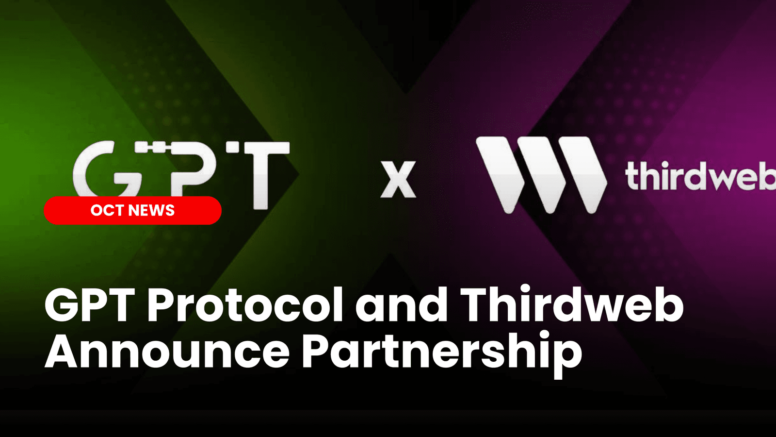 GPT Protocol and Thirdweb Announce Partnership to Accelerate AI Dapp Development