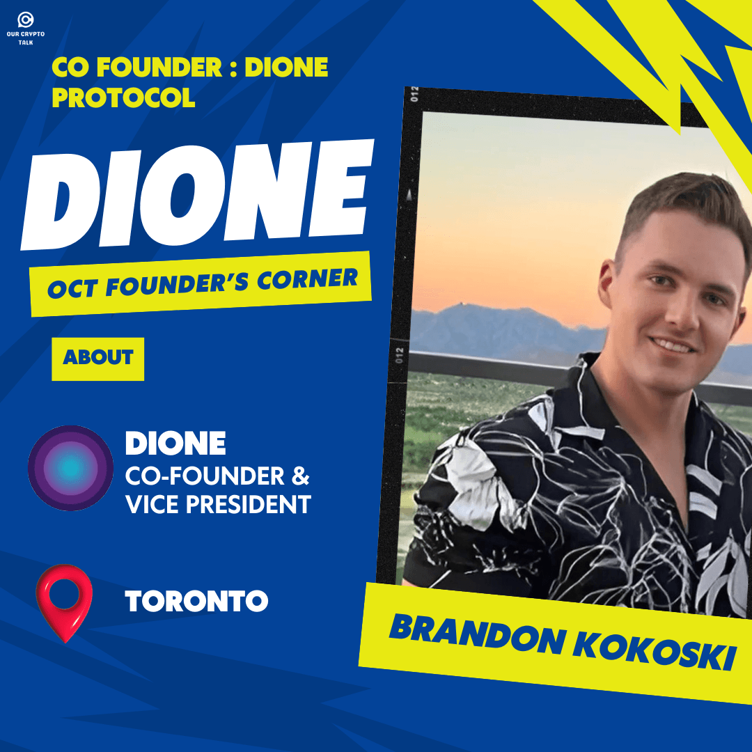 Founder’s Corner DIONE : Brandon Kokoski image