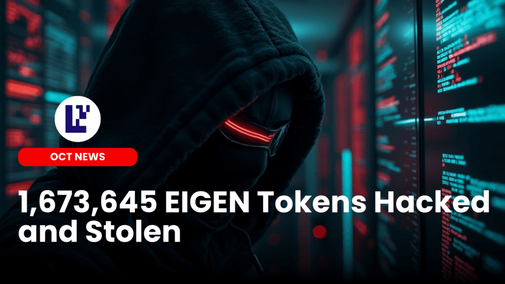 1,673,645 EIGEN Tokens Hacked and Stolen