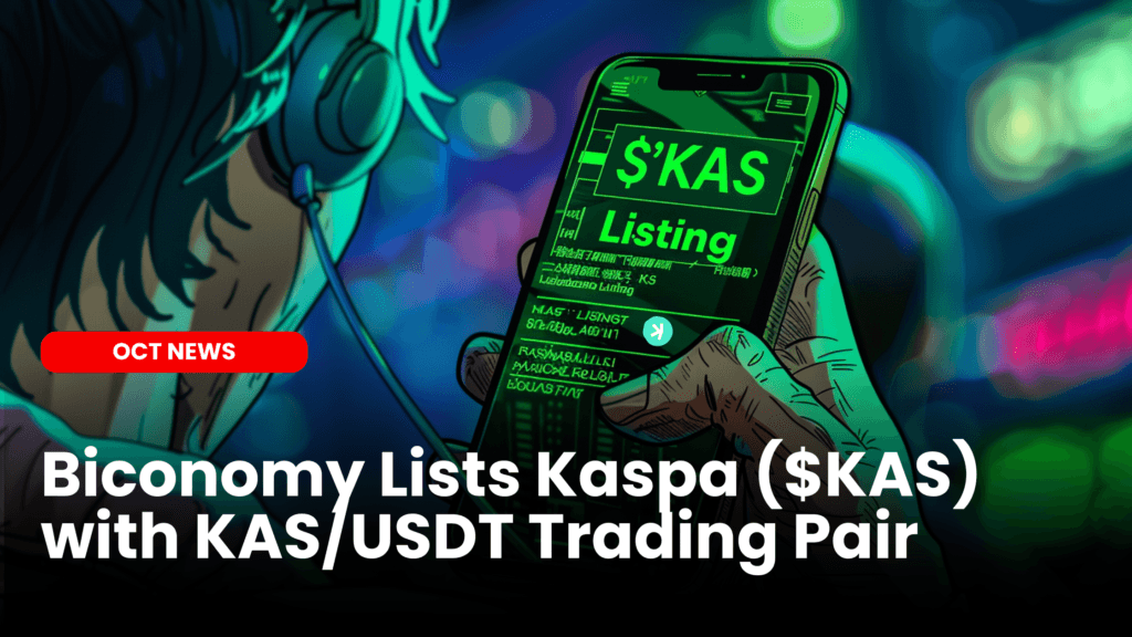 Biconomy Lists Kaspa ($KAS) with KAS/USDT Trading Pair