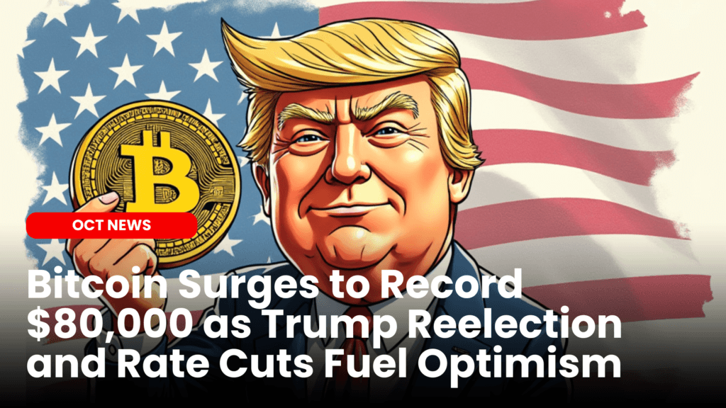 Bitcoin Surges to Record $80,000 as Trump Reelection and Rate Cuts Fuel Optimism