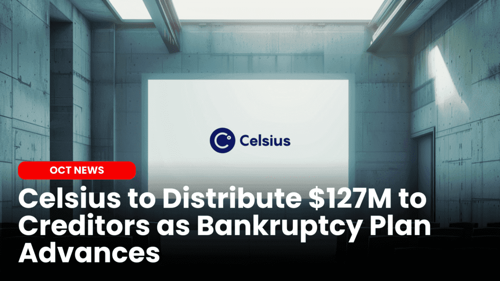 Celsius to Distribute $127M to Creditors as Bankruptcy Plan Advances