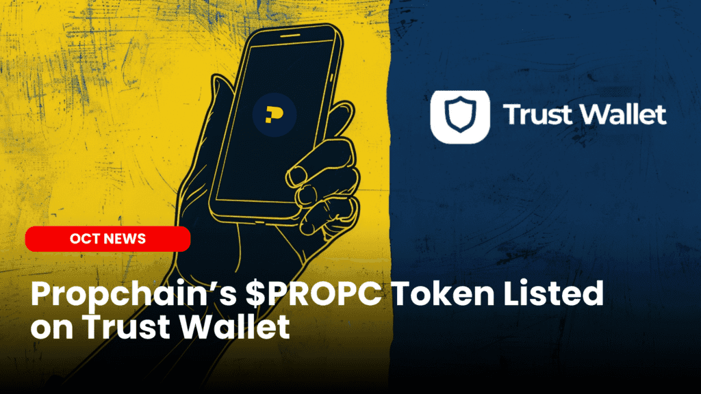 $PROPC Token Listed on Trust Wallet image
