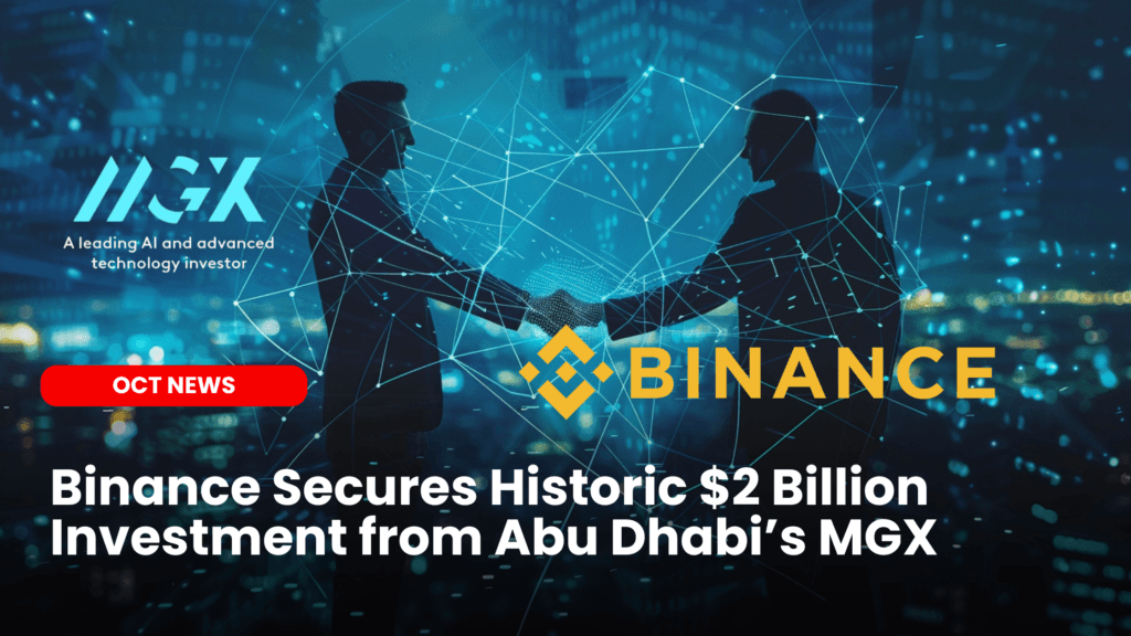 Binance Secures Historic $2 Billion Investment from Abu Dhabi’s MGX image