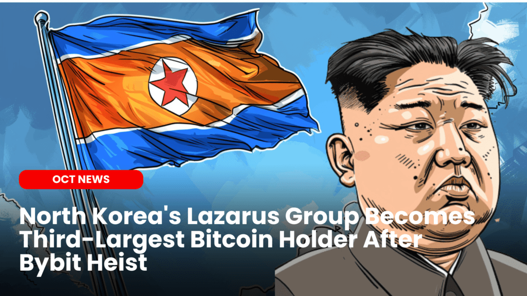 North Korea&#8217;s Lazarus Group Becomes Third-Largest Bitcoin Holder After Bybit Heist image