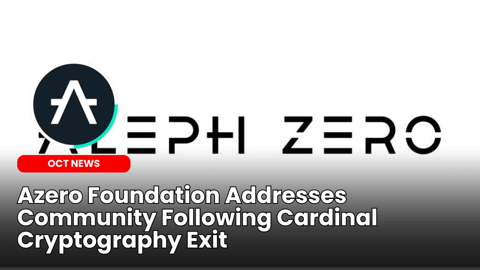 Azero Foundation Addresses Community Following Cardinal Cryptography Exit image