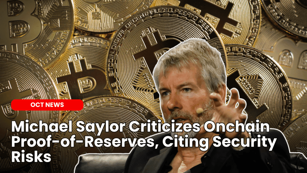 Michael Saylor Criticizes Onchain Proof-of-Reserves, Citing Security Risks image