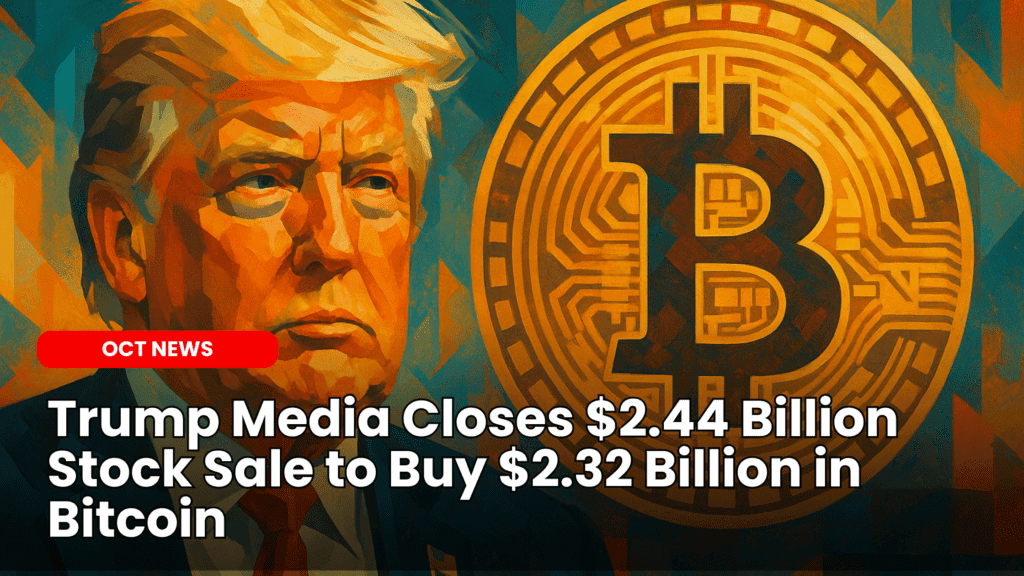 Trump Media Closes $2.44 Billion Stock Sale to Buy $2.32 Billion in Bitcoin image