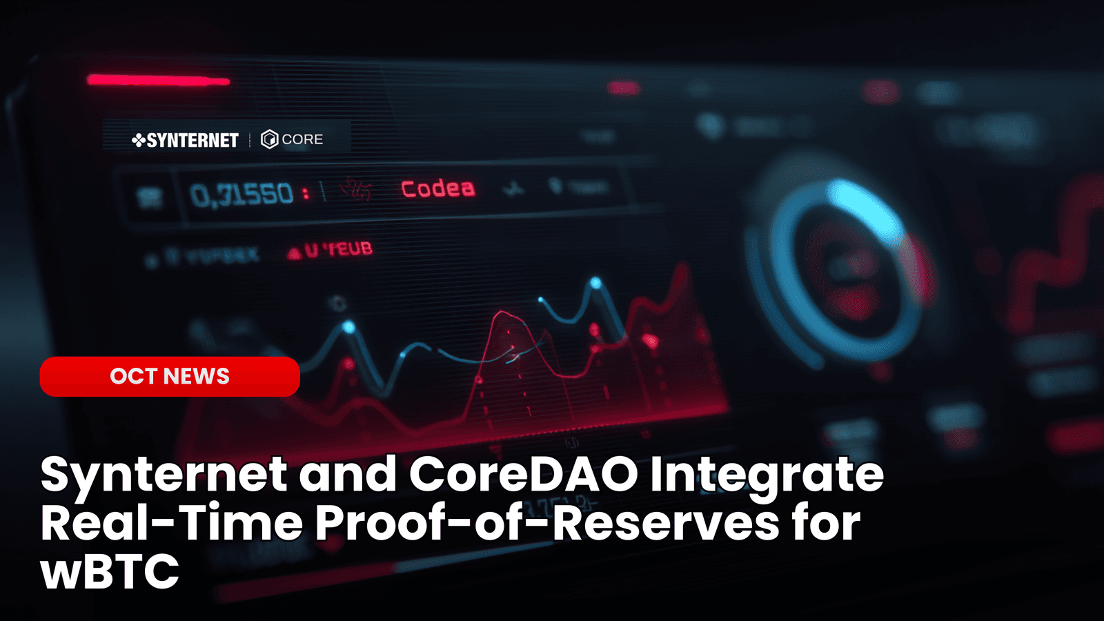Synternet and CoreDAO Integrate Real-Time Proof-of-Reserves for wBTC image