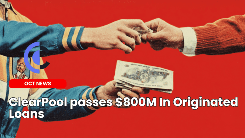 ClearPool passes $800M In Originated Loans image