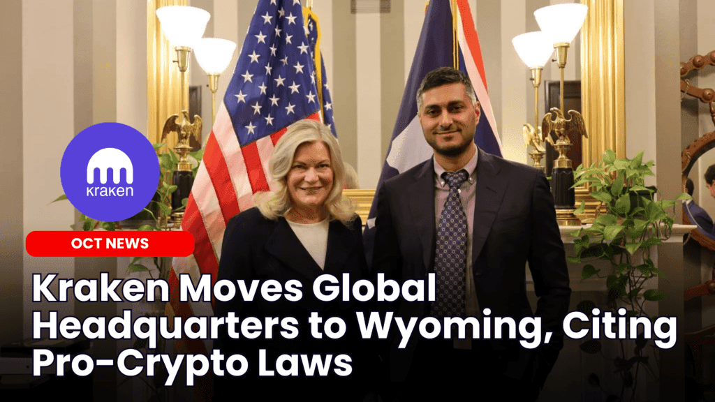 Kraken Moves Global Headquarters to Wyoming, Citing Pro-Crypto Laws image