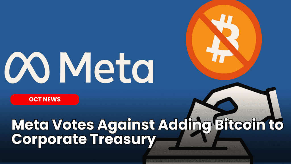 Meta Votes Against Adding Bitcoin to Corporate Treasury image