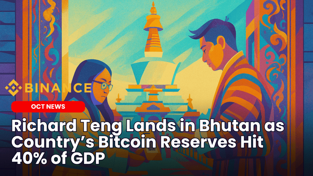Richard Teng Lands in Bhutan as Country’s Bitcoin Reserves Hit 40% of GDP image