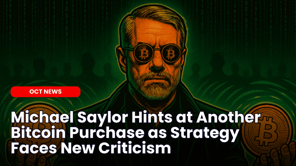 Michael Saylor Hints at Another Bitcoin Purchase as Strategy Faces New Criticism image