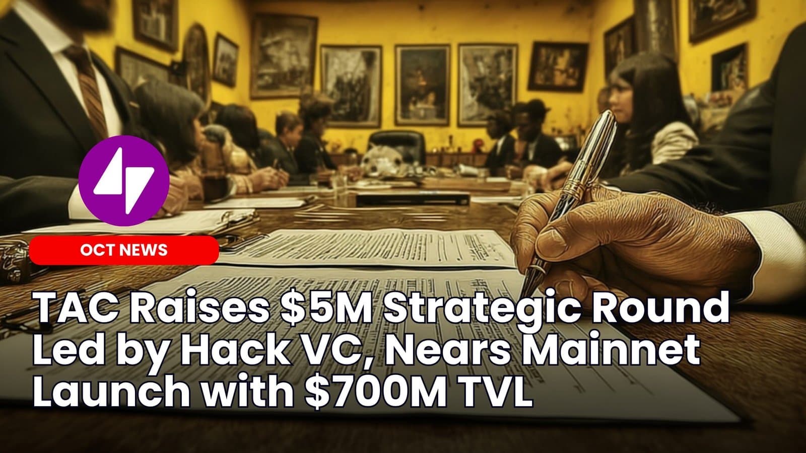 TAC Raises $5M Strategic Round Led by Hack VC, Nears Mainnet Launch with $700M TVL image