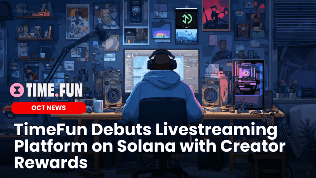TimeFun Debuts Livestreaming Platform on Solana with Creator Rewards image