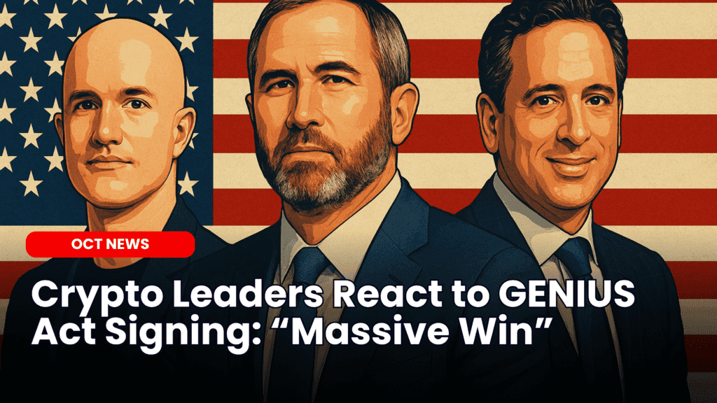 Crypto Leaders React to GENIUS Act Signing: “Massive Win” image