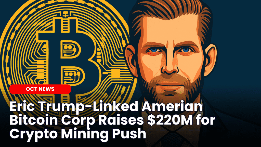 Eric Trump-Linked Amerian Bitcoin Corp Raises $220M for Crypto Mining Push image