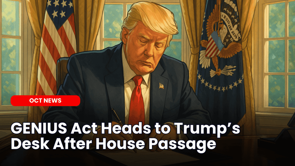 GENIUS Act Heads to Trump’s Desk After House Passage image