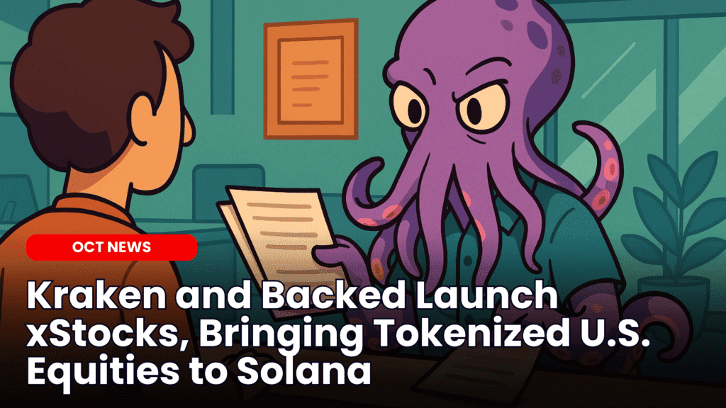 Kraken and Backed Launch xStocks, Bringing Tokenized U.S. Equities to Solana image