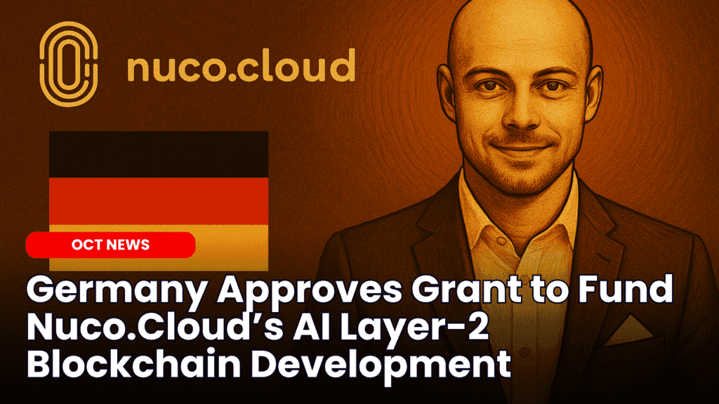 Germany Approves Grant to Fund Nuco.Cloud’s AI Layer-2 Blockchain Development image