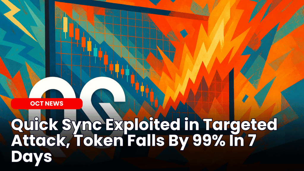 Quick Sync Exploited in Targeted Attack, Token Falls By 99% In 7 Days image