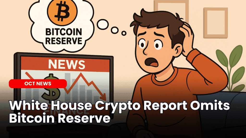 White House Crypto Report Omits Bitcoin Reserve image