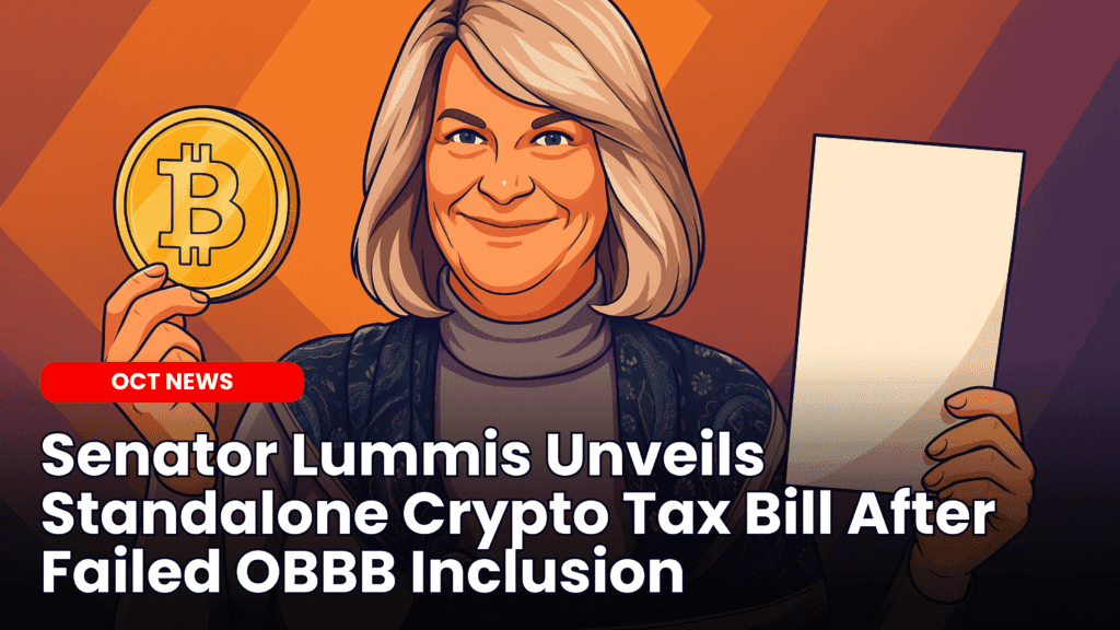 Senator Lummis Unveils Standalone Crypto Tax Bill After Failed OBBB Inclusion image