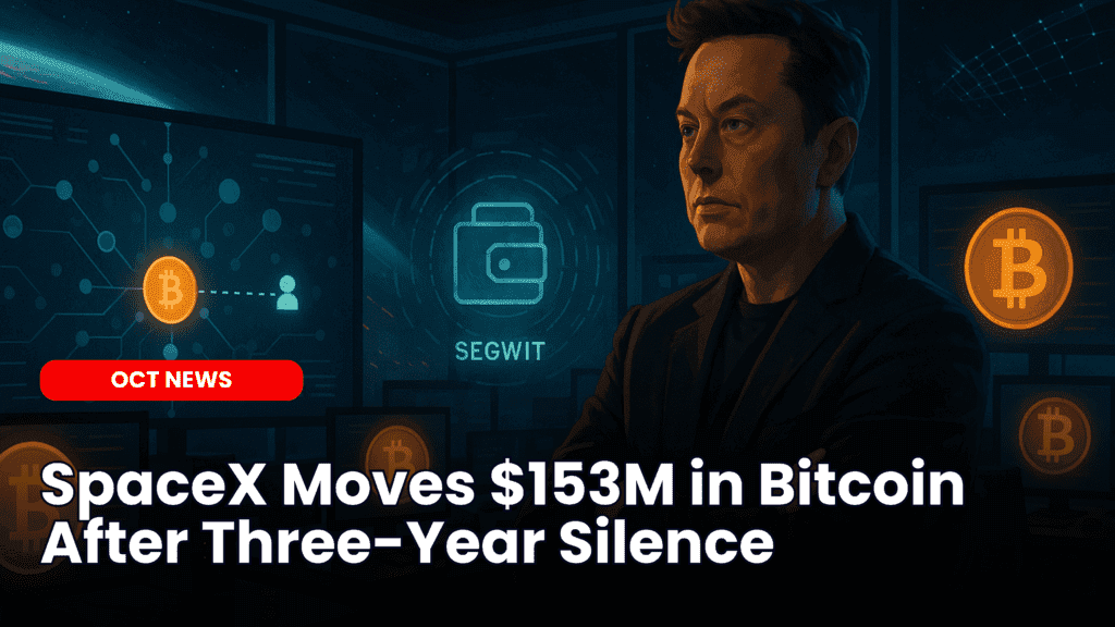 SpaceX Moves $153M in Bitcoin After Three-Year Silence image