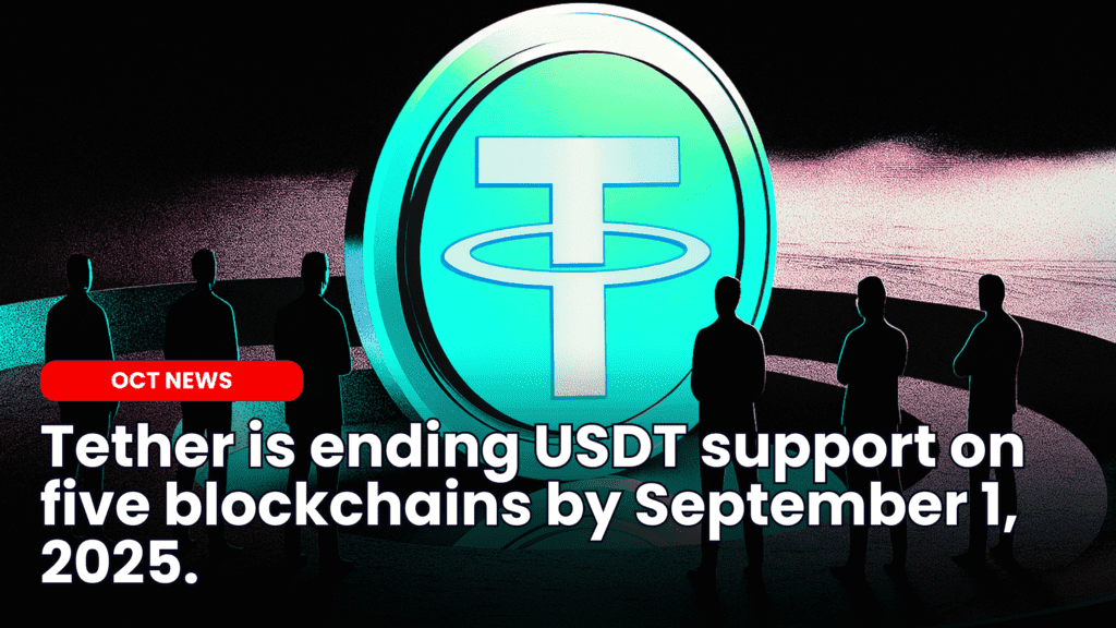 Tether Ends Support for USDT on Five Blockchains: What Users Need to Know image