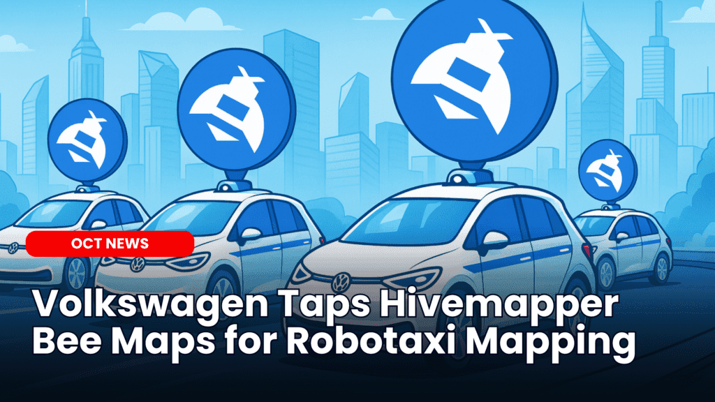 Volkswagen Taps Hivemapper Bee Maps for Robotaxi Mapping image