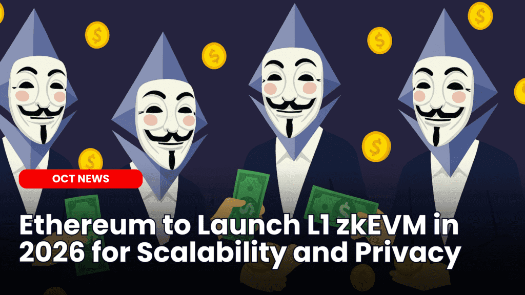 Ethereum to Launch L1 zkEVM in 2026 for Scalability and Privacy image
