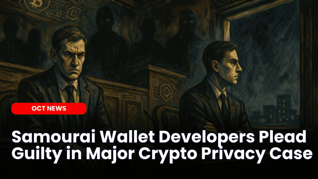 Samourai Wallet Developers Plead Guilty in Major Crypto Privacy Case image