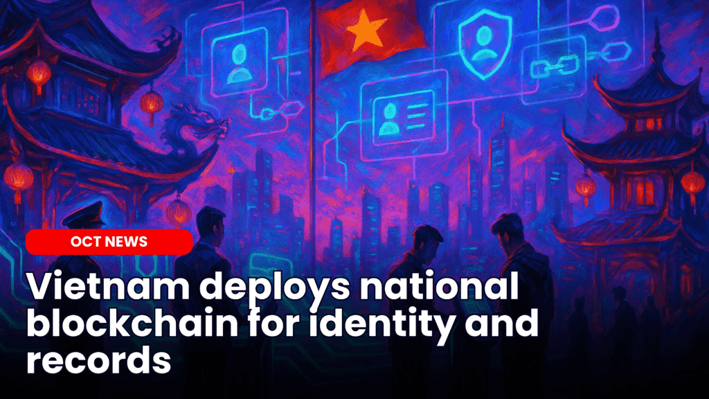 Vietnam deploys national blockchain for identity and records image