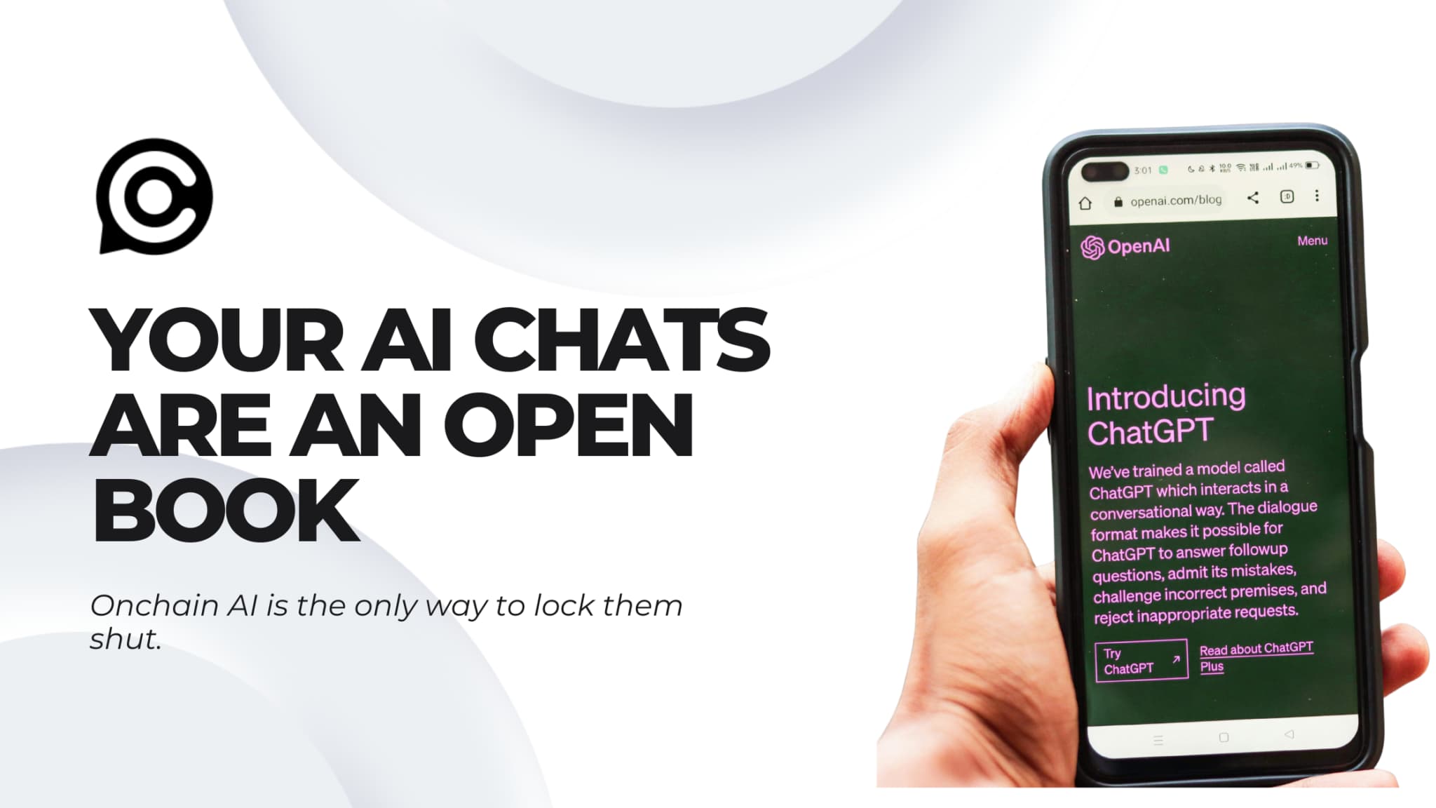 How Safe Are Your Conversations With ChatGPT and Can Onchain AI Fix It?