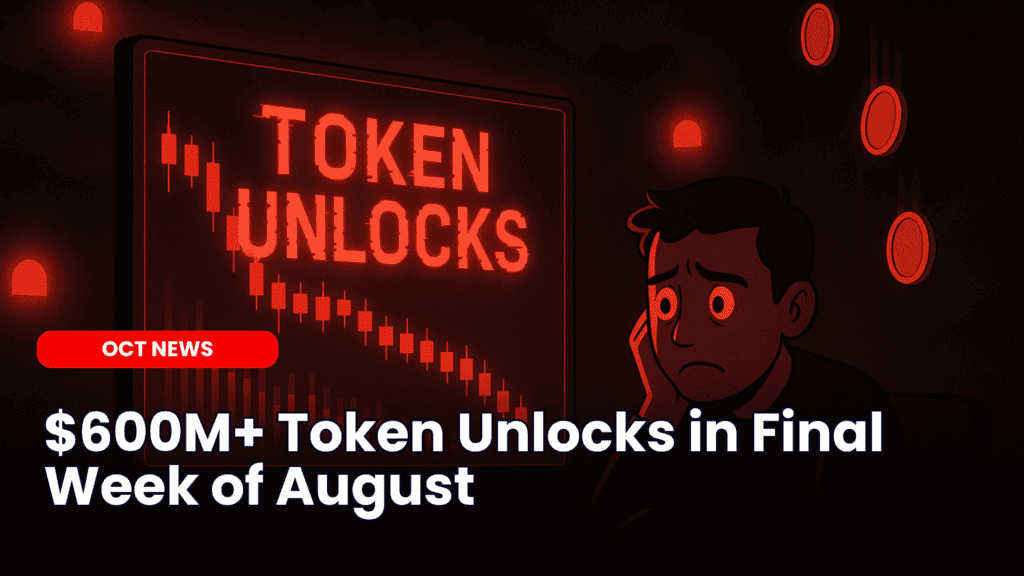 $600M+ Token Unlocks in Final Week of August image