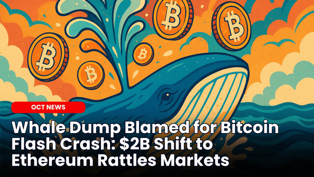 Whale Dump Blamed for Bitcoin Flash Crash: Shifts $2B to ETH image