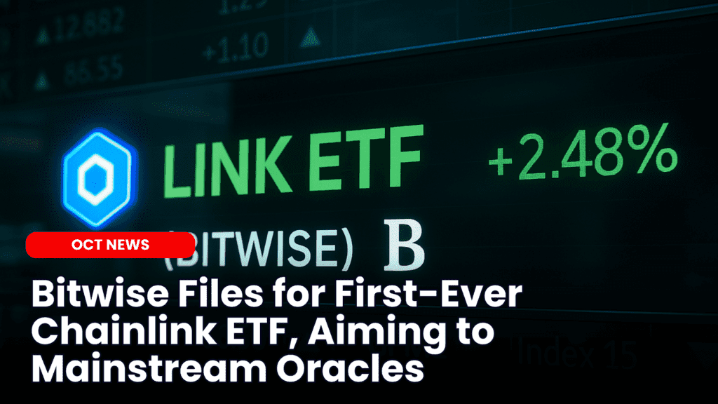 Bitwise Files for First-Ever Chainlink ETF, Aiming to Mainstream Oracles image