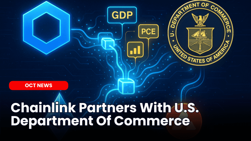 Chainlink Partners With U.S. Department Of Commerce To Bring Government Data On-Chain image