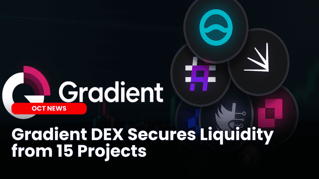 Gradient DEX Secures Liquidity from 15 Projects image