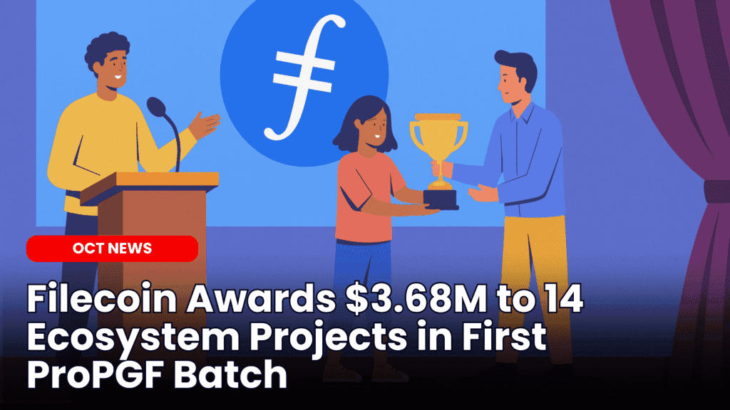 Filecoin Awards $3.68M to 14 Ecosystem Projects in First ProPGF Batch image